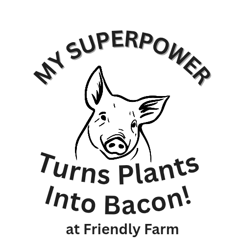 My superpower is I change grass into BACON! T-shirt
